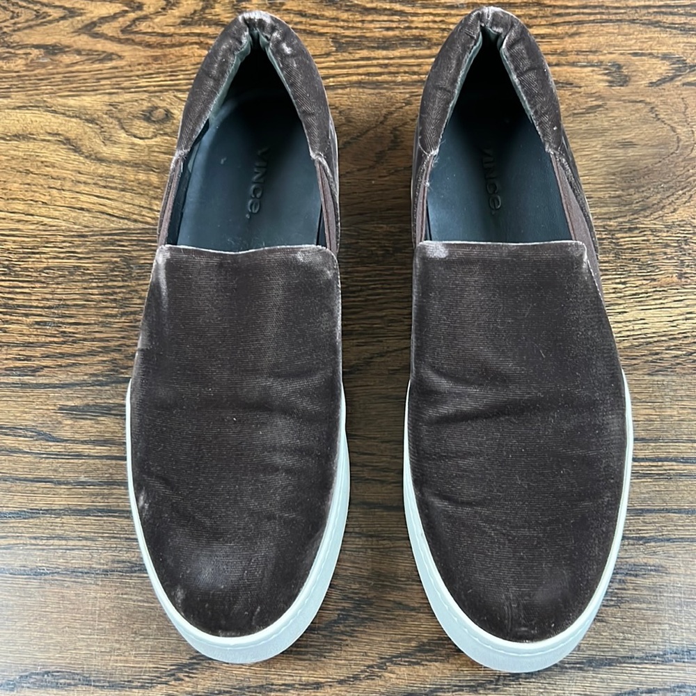 Vince Blair Velvet Slip On Sneaker Size 8.5